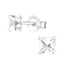 Load image into Gallery viewer, 925 Silver Square Earring