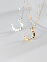 Load image into Gallery viewer, 925 Silver Moon Necklace