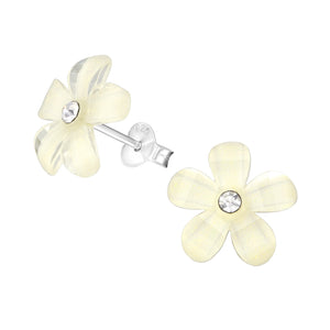 925 Silver Flower Earring