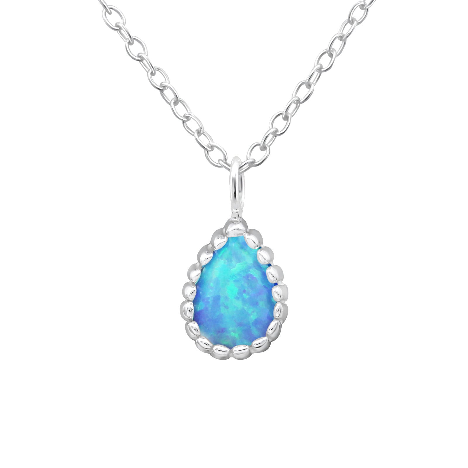 925 Silver Pear Necklace