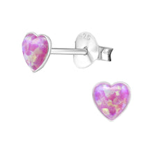 Load image into Gallery viewer, 925 Silver Heart Earring