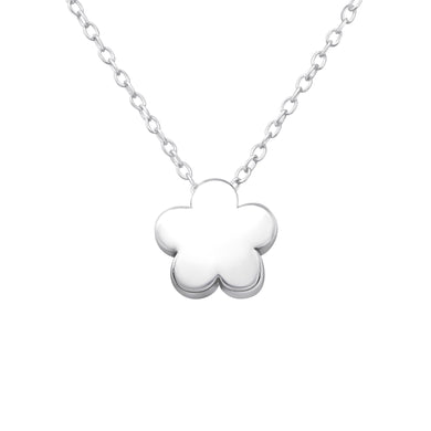 925 Silver Flower Necklace