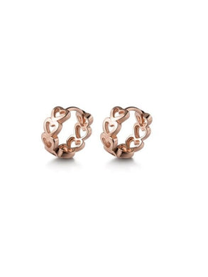 925 Rose Gold Silver Earrings