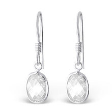 Load image into Gallery viewer, 925 Silver Oval Earring