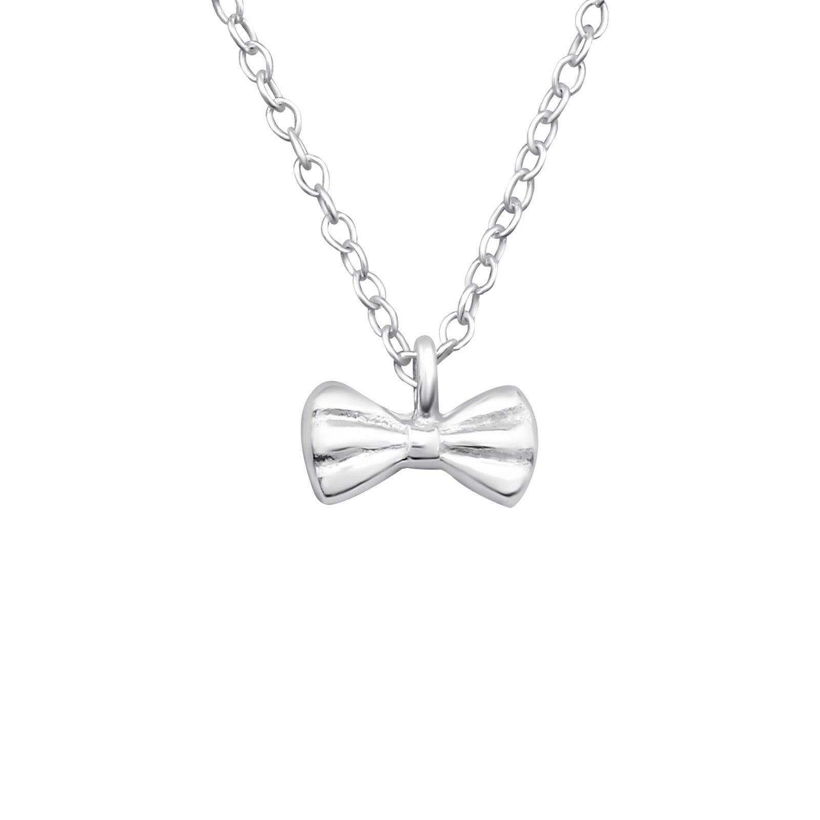 925 Silver Bow Necklace