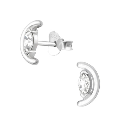 925 Silver Semi Circle Earring