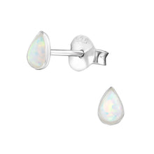 Load image into Gallery viewer, 925 Silver Pear Earring