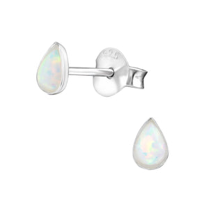 925 Silver Pear Earring