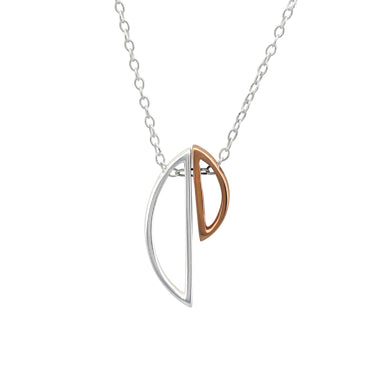 925 Silver Semi Circle Necklace