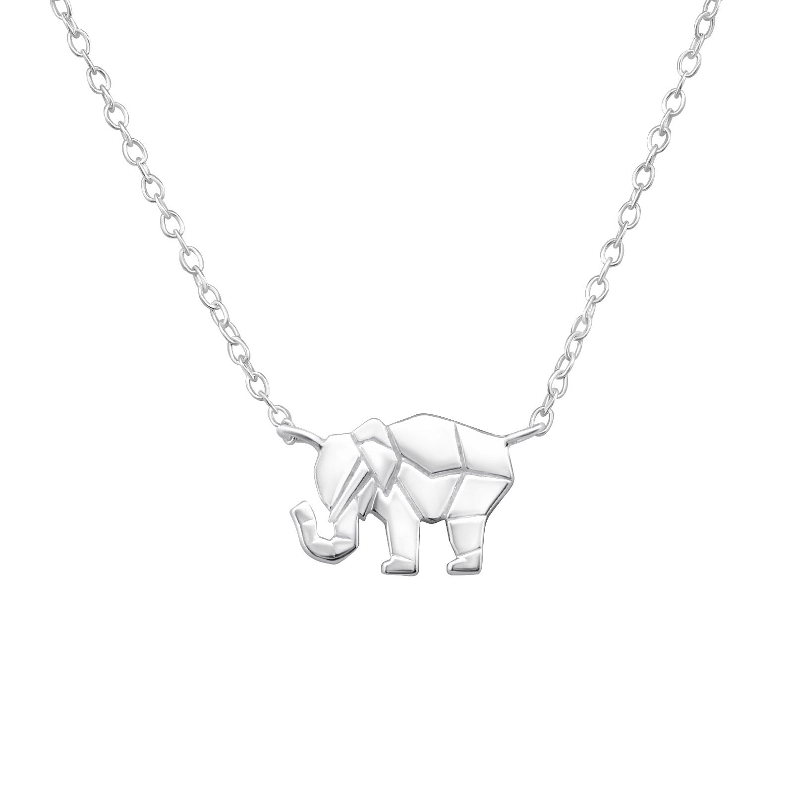 925 Silver Elephant Necklace