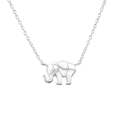 925 Silver Elephant Necklace