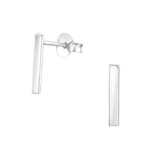 925 Silver Bar Earring