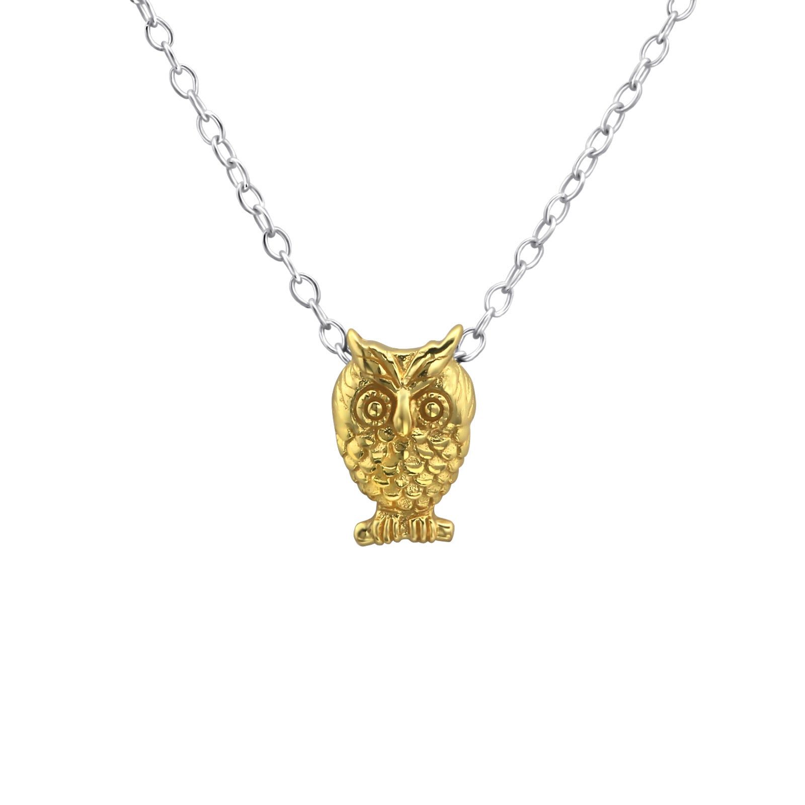 925 Silver Owl Necklace