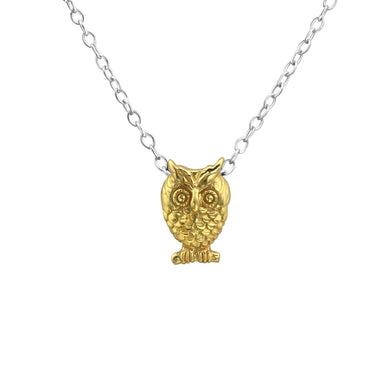 925 Silver Owl Necklace