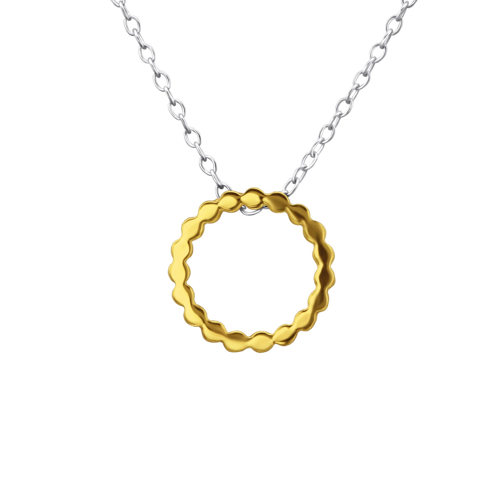 925 Silver Round Necklace