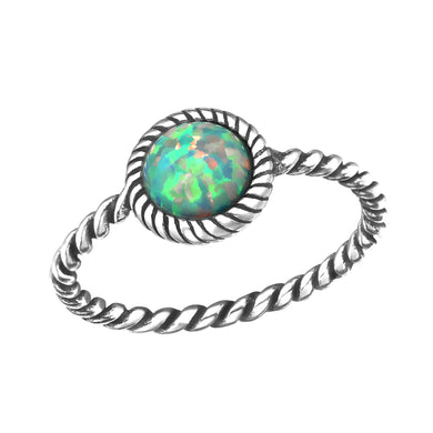 925 Silver Twisted Ring