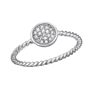 925 Silver Round Ring