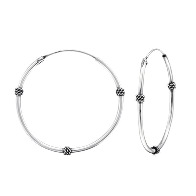 925 Silver Hoops Earring