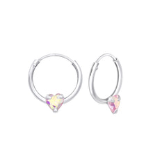 Load image into Gallery viewer, 925 Silver Heart Earring