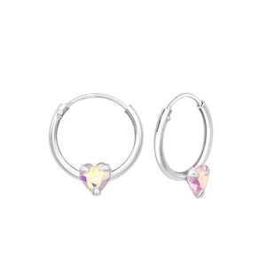 925 Silver Heart Earring