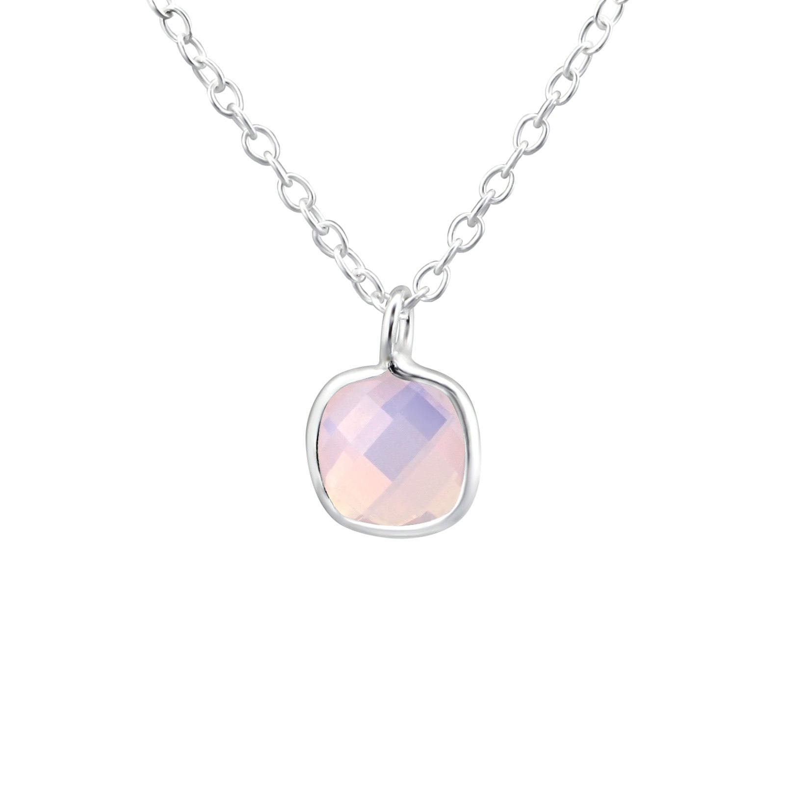 925 Silver Square Necklace