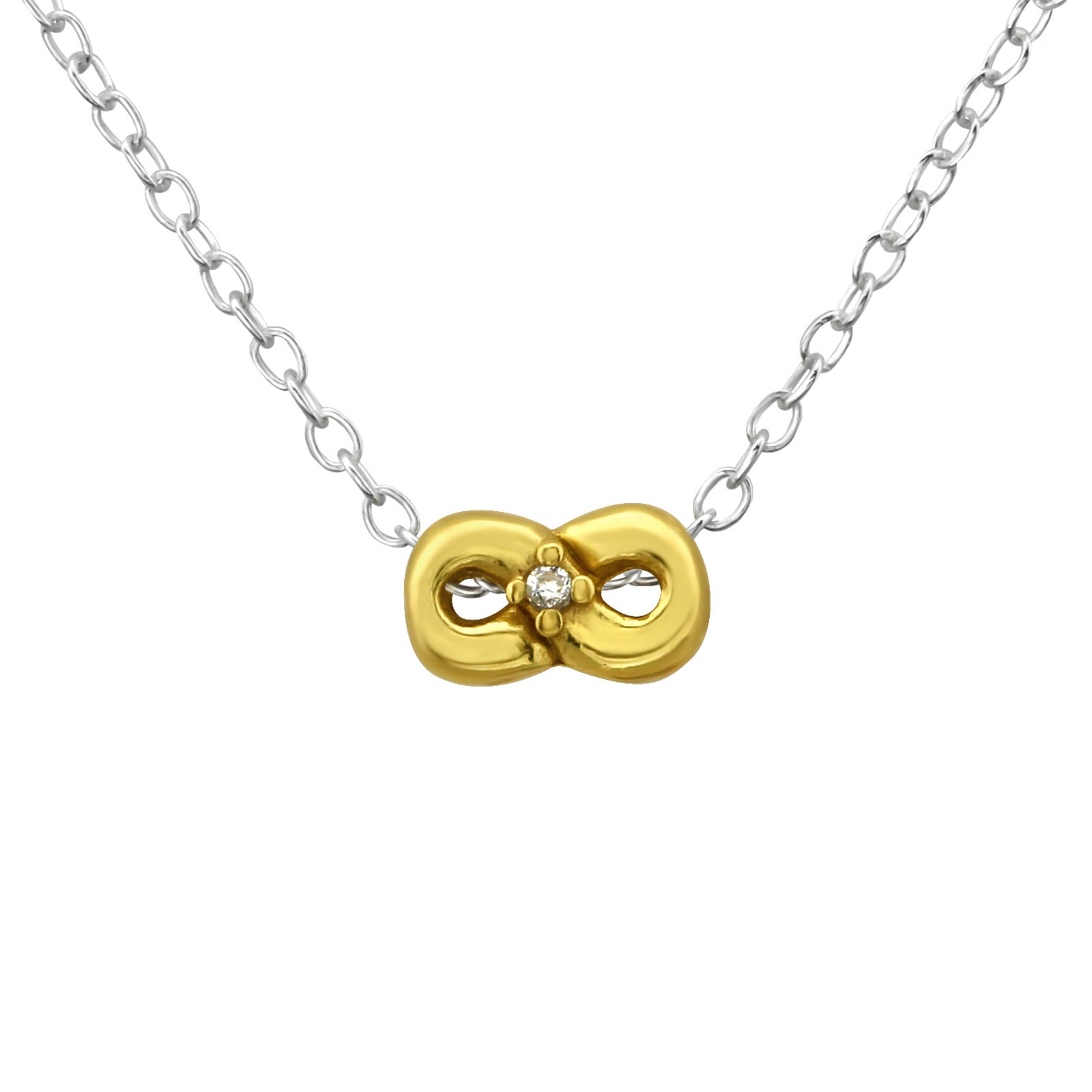 925 Silver Infinity Necklace