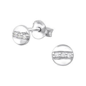 925 Silver Round Earring