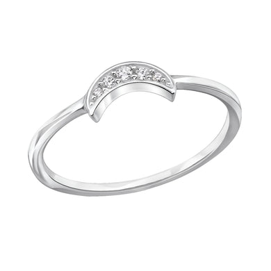 925 Silver Moon Ring