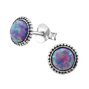 925 Silver Round Earring