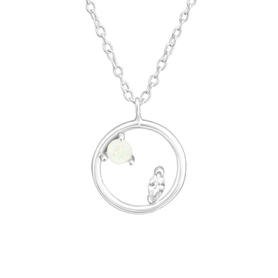 925 Silver Geometric Necklace