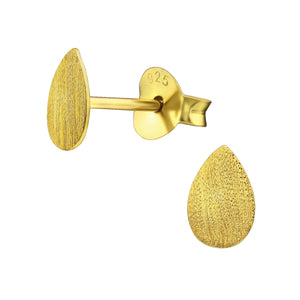 925 Gold Silver Drop Earring