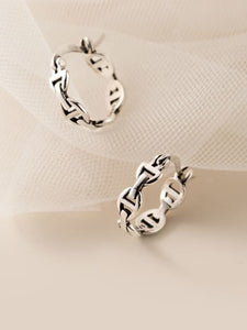 925 Silver Geometric Earring