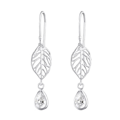 925 Silver Leaf Earring