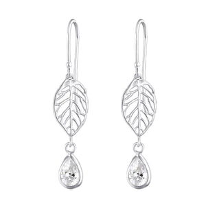 925 Silver Leaf Earring