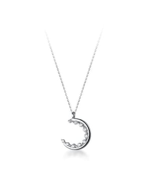 925 Silver Moon Necklace