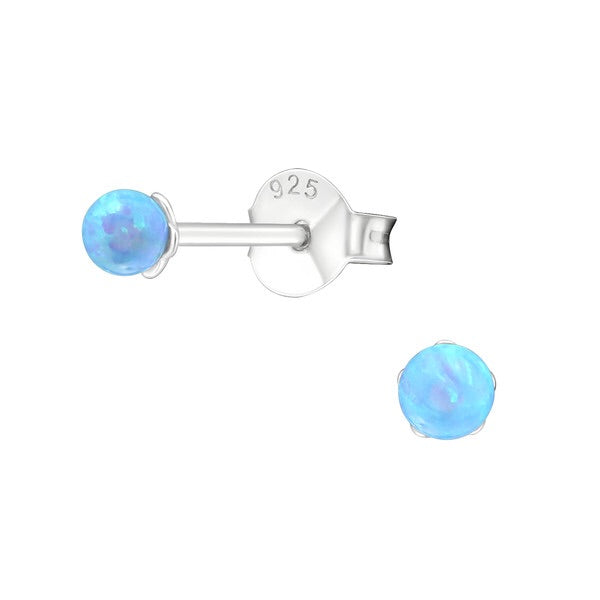 925 Silver Blue Sky Opal