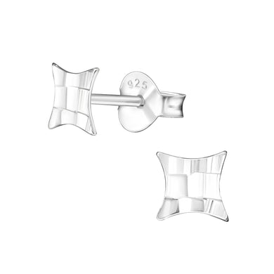 925 Silver Square Earring