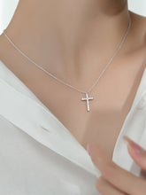 Load image into Gallery viewer, 925 Silver Cross Necklace