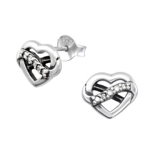 925 Silver Heart Earring