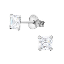 Load image into Gallery viewer, 925 Silver Square Earring