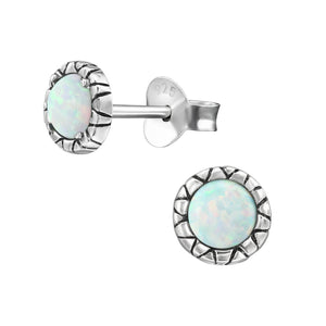 925 Silver Round Earring