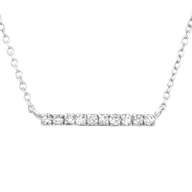 925 Silver Crystal Necklace