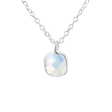925 Silver Square Necklace