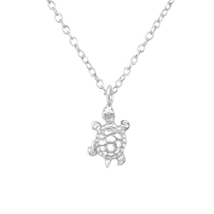 925 Silver Turtle Necklace