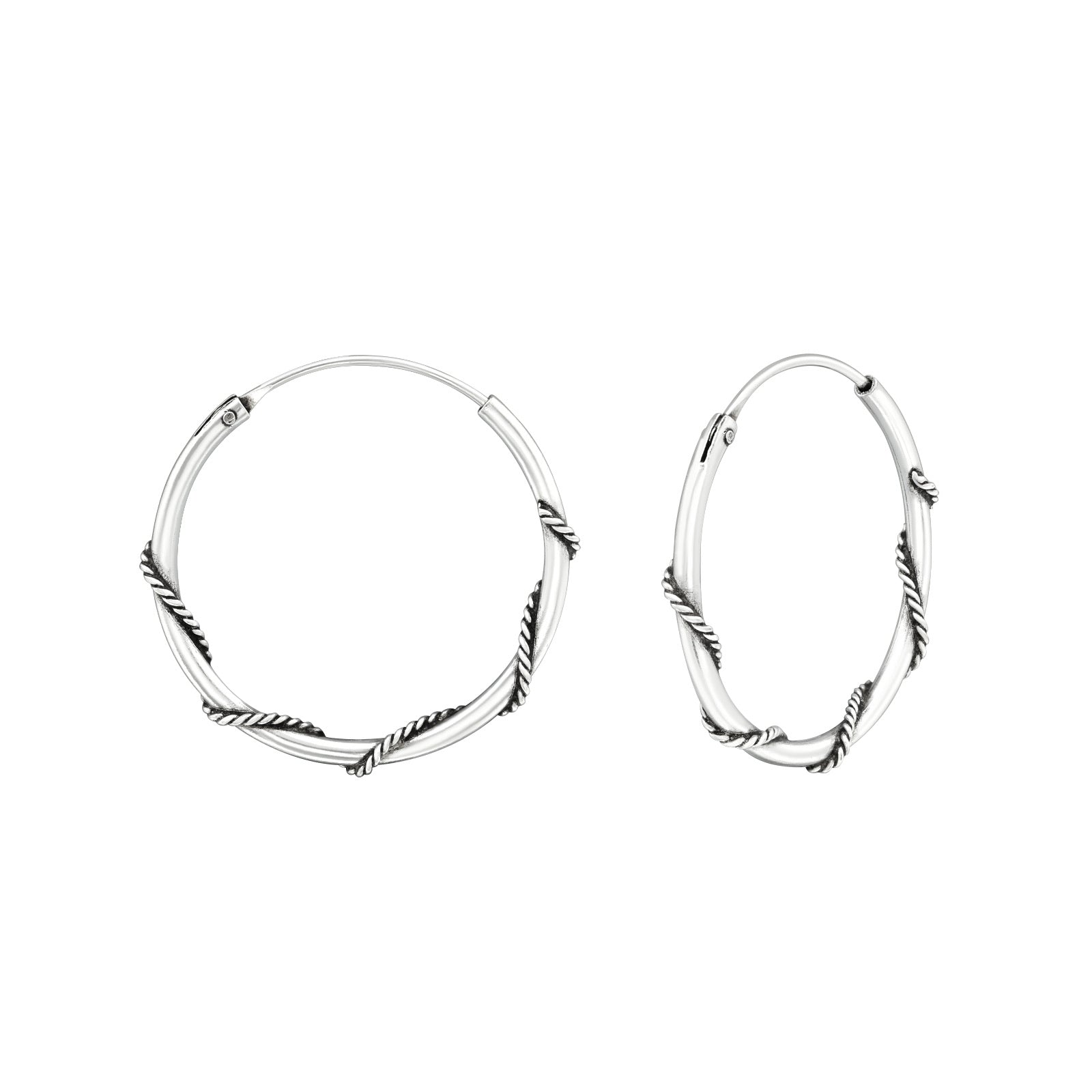 925 Silver Hoops Earring