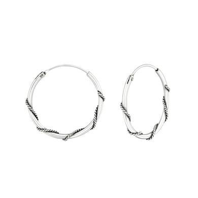 925 Silver Hoops Earring