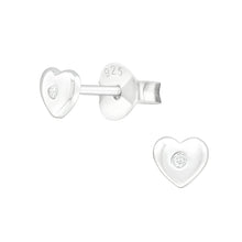 Load image into Gallery viewer, 925 Silver Heart Earring