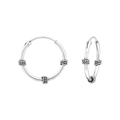 925 Silver Hoops Earring