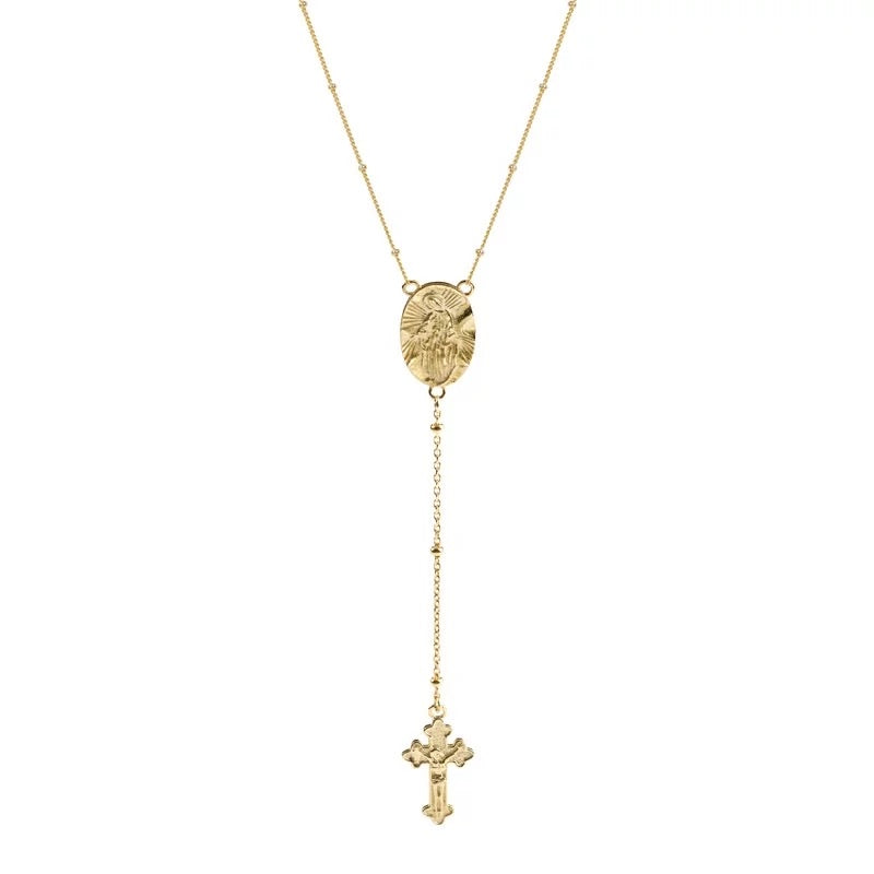 925 Silver Rosary Gold Plated