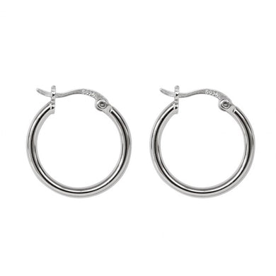 925 Silver 13mm Hoop
